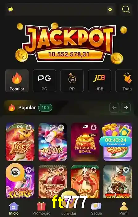 Promoções Especiais no ft777 App